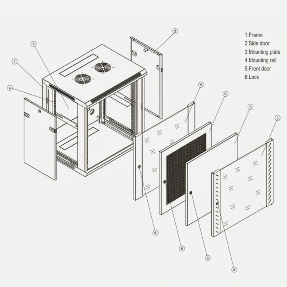 SINGLE SECTION WALL MOUNTED CABINET - Image 2