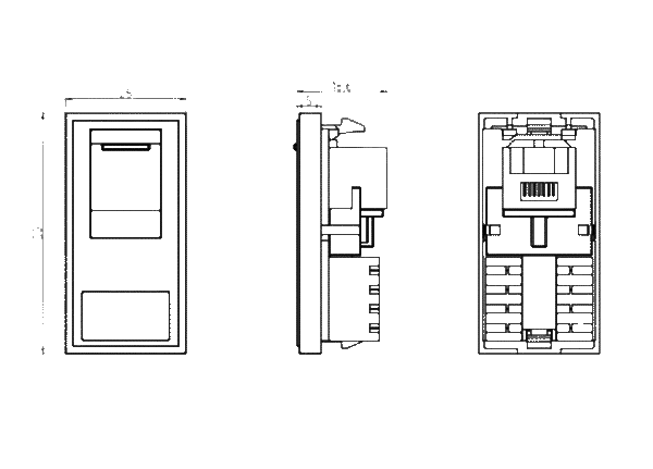 CAT 6 EURO MODULE - Image 2