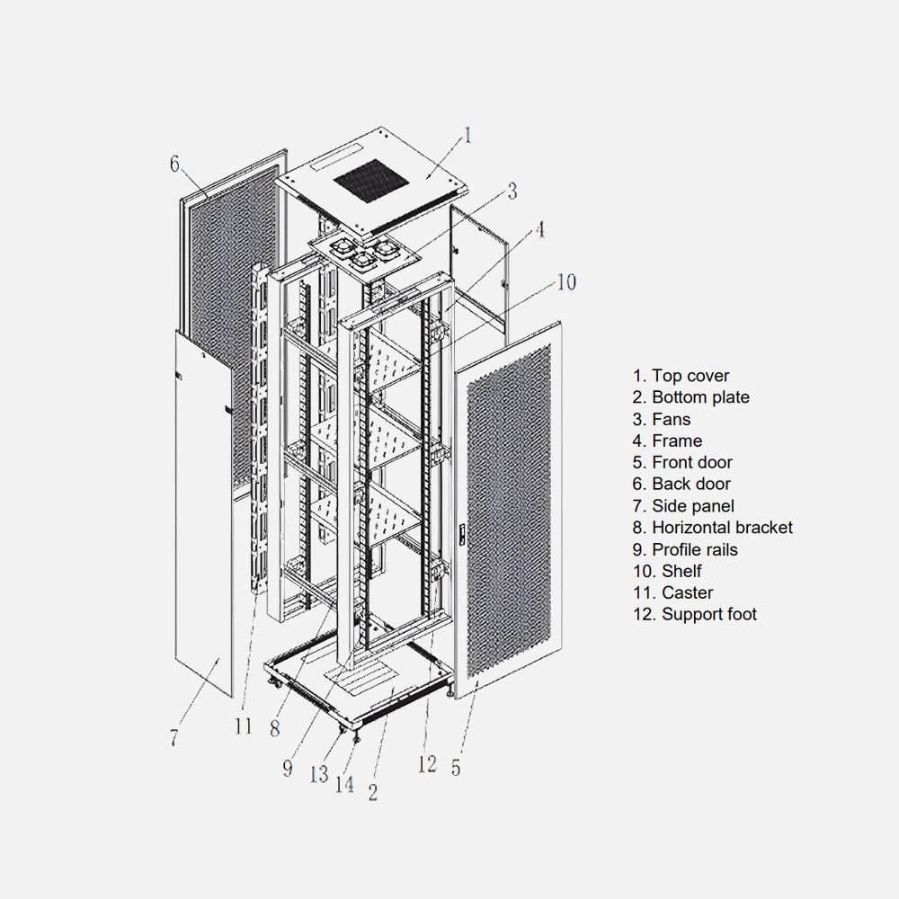 FLOOR STANDING SERVER RACK - Image 2
