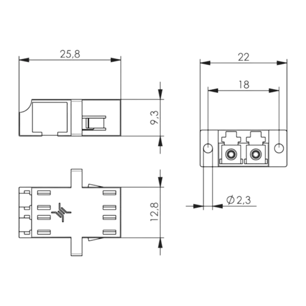 MULTIMODE DUPLEX ADAPTER - Image 2