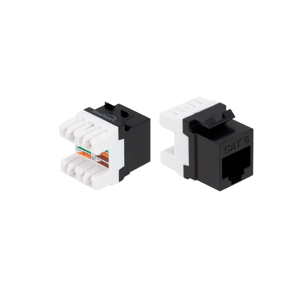 CAT6 UTP SHUTTERED KEYSTONE JACK
