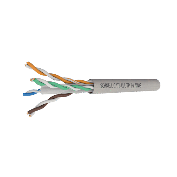 CAT6 U/UTP 24 AWG 4 PAIR CABLE