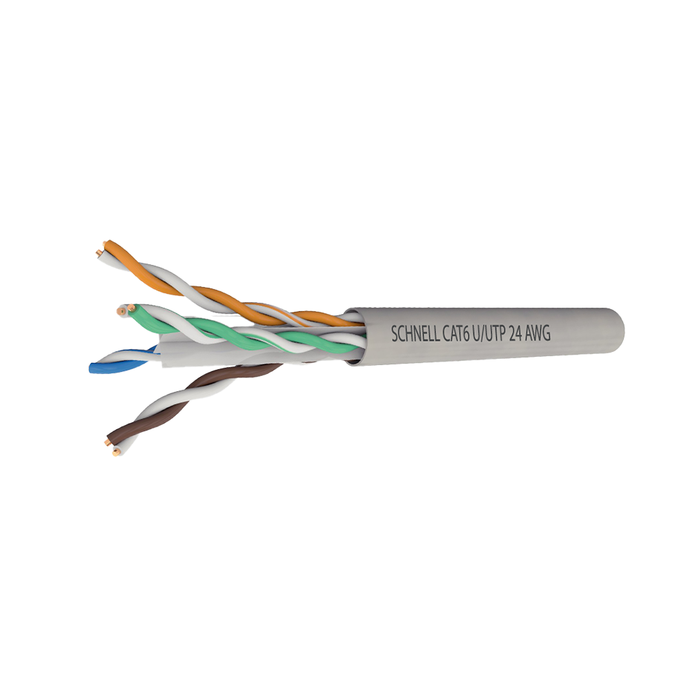 CAT6 U/UTP 24 AWG 4 PAIR CABLE