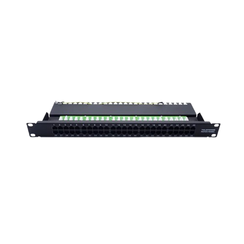 CAT3 50 PORT VOICE PATCH PANEL
