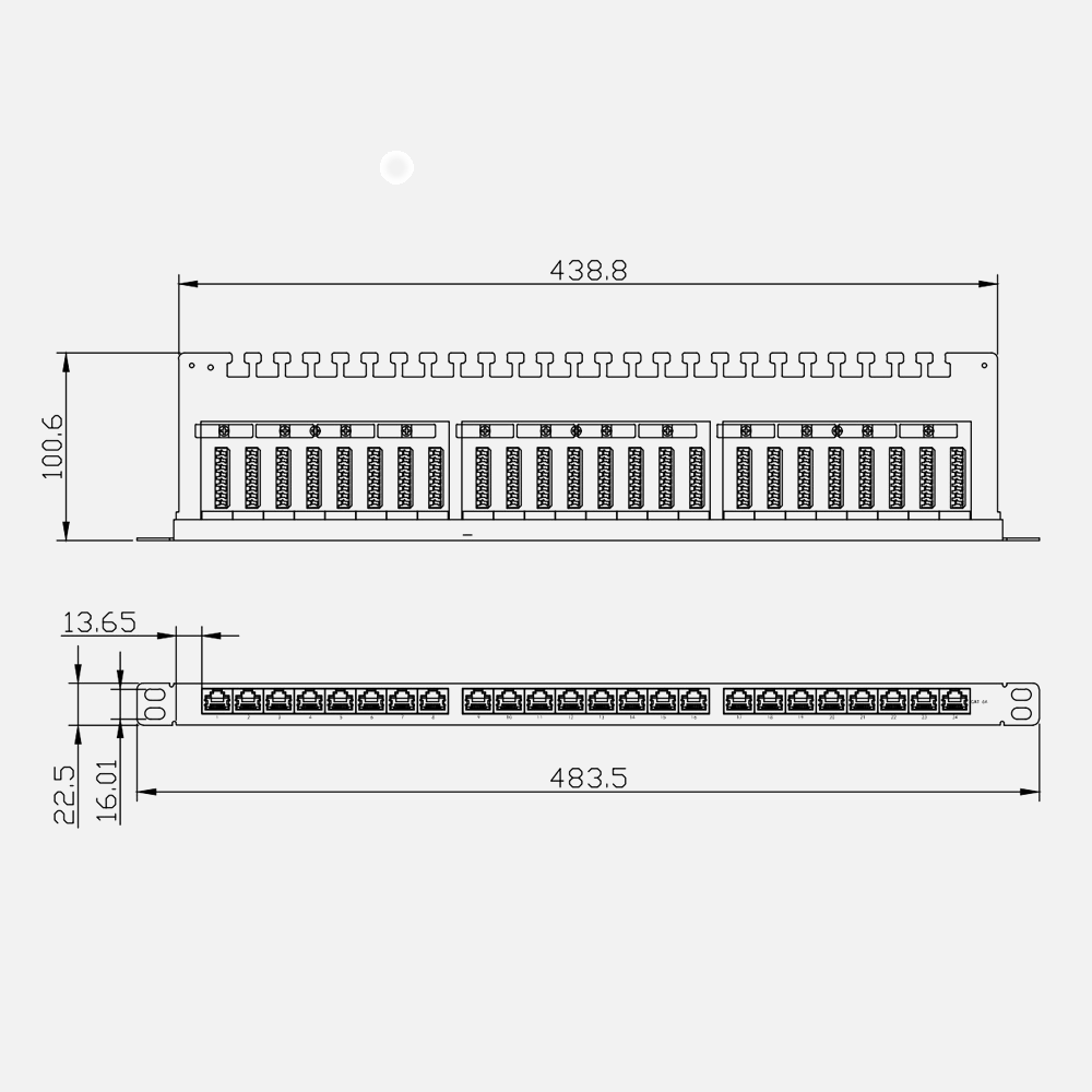 CAT6 S/FTP PATCH PANEL - Image 2